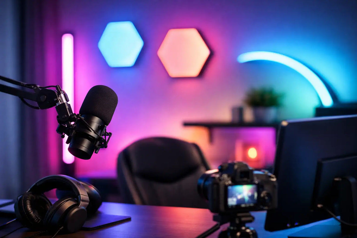 LED Lights for Streaming Backgrounds That Pop