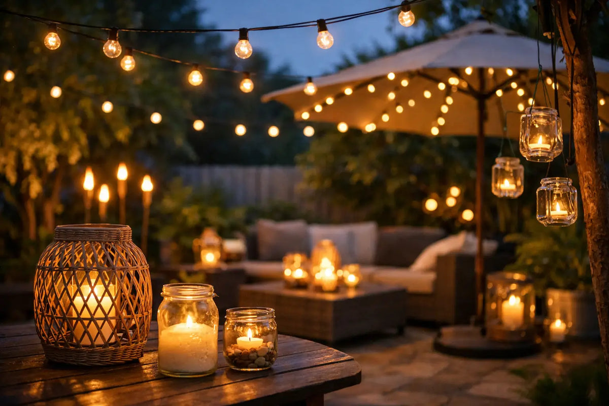 Patio Lighting Without an Electrician: 7 Ideas