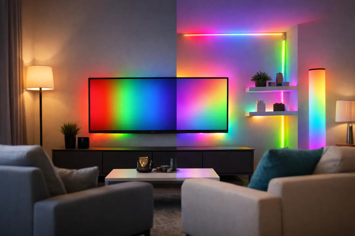RGBIC Versus RGB for a More Colorful Space