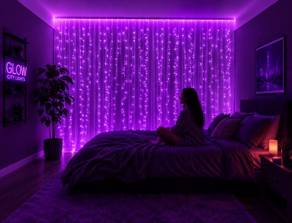 GlowCurtain™ Smart Curtain Lights