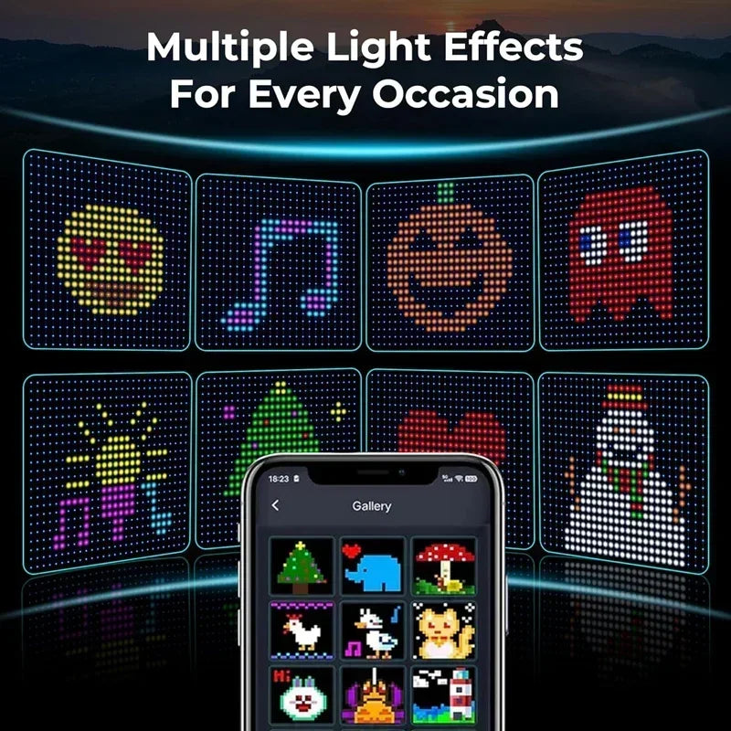 GlowCurtain™ Smart Curtain Lights | RGBIC App-Controlled Curtain Lights