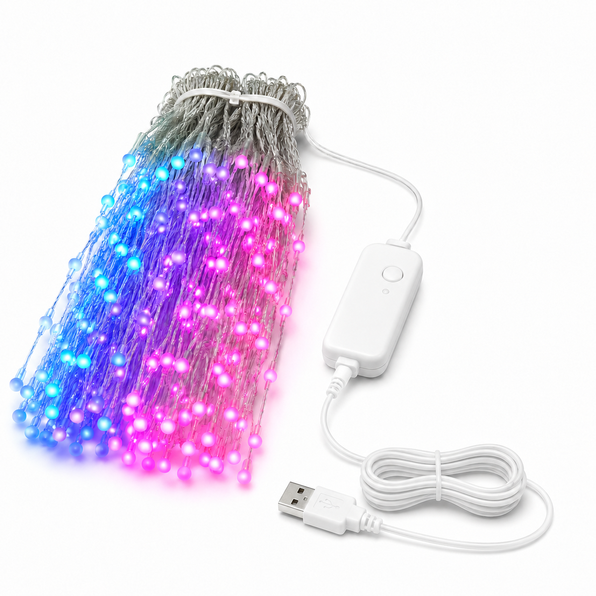 GlowCurtain™ Smart Curtain Lights | RGBIC App-Controlled Curtain Lights